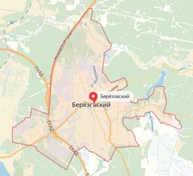Карта: Берёзовский