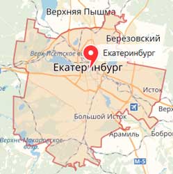 Карта: Екатеринбург