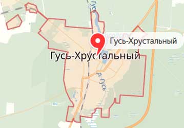 Карта: Гусь-Хрустальный