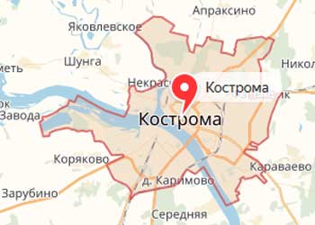 Карта: Кострома