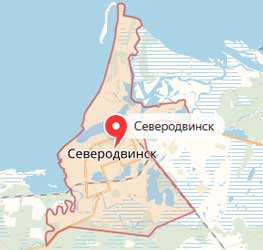 Карта: Северодвинск