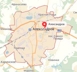 Карта - Александров