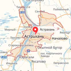 Карта: Астрахань