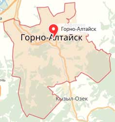 Карта: Горно-Алтайск