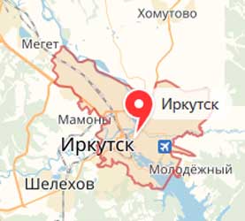 Карта: Иркутск
