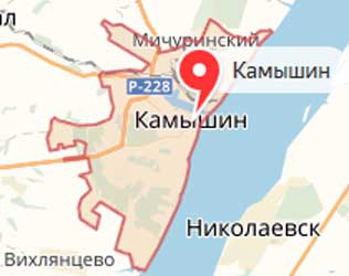 Карта: Камышин