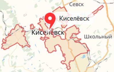 Карта: Киселёвск