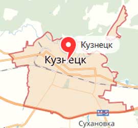 Карта: Кузнецк