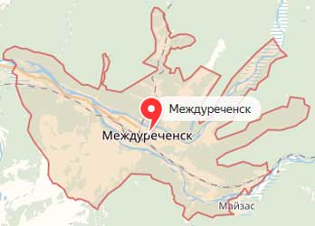 Карта: Междуреченск
