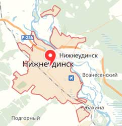 Карта: Нижнеудинск