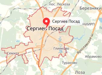 Карта: Сергиев Посад