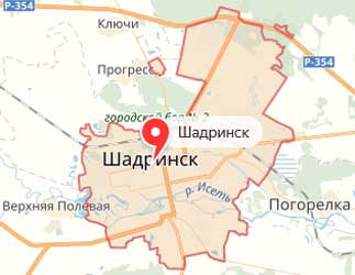 Карта: Шадринск