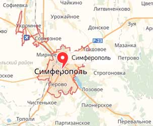 Карта: Симферополь