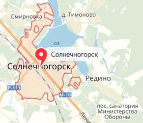 Карта: Солнечногорск