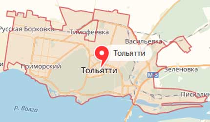 Карта: Тольятти