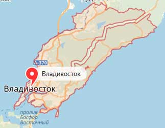 Карта: Владивосток